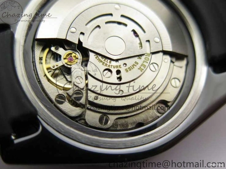 MiroTime 1227 Submariner 40mm Black Ceramic 5GF Best Edition Blue Candy Dial on Black Rubber Strap SA FashionForward 2473